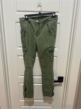 LOFT Olive Utility Cargo Pants